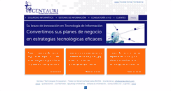 Desktop Screenshot of centauritech.com